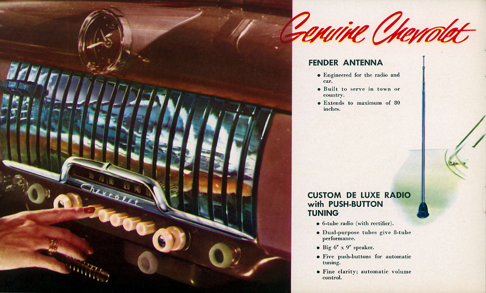 1952 Chevrolet Accessories Booklet Page 21